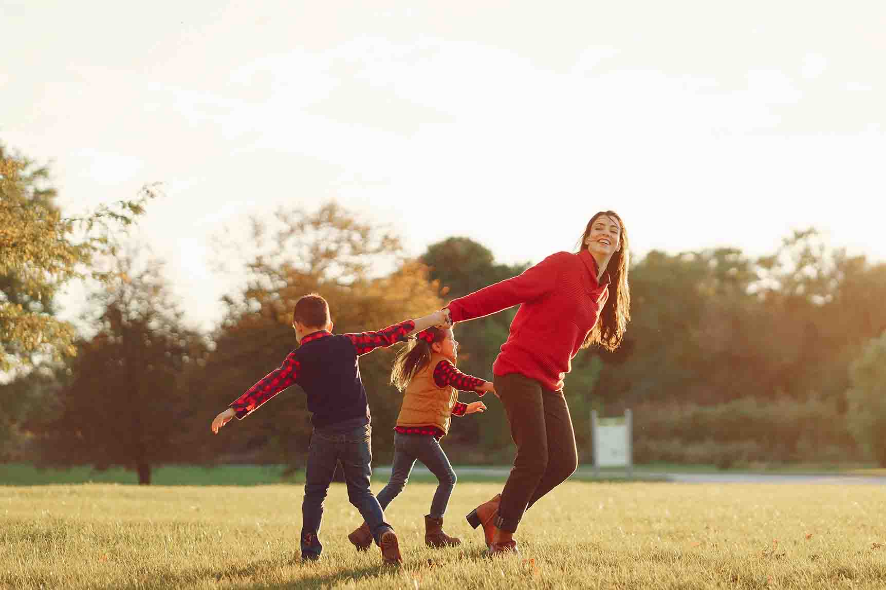 beautiful-mother-with-little-kids